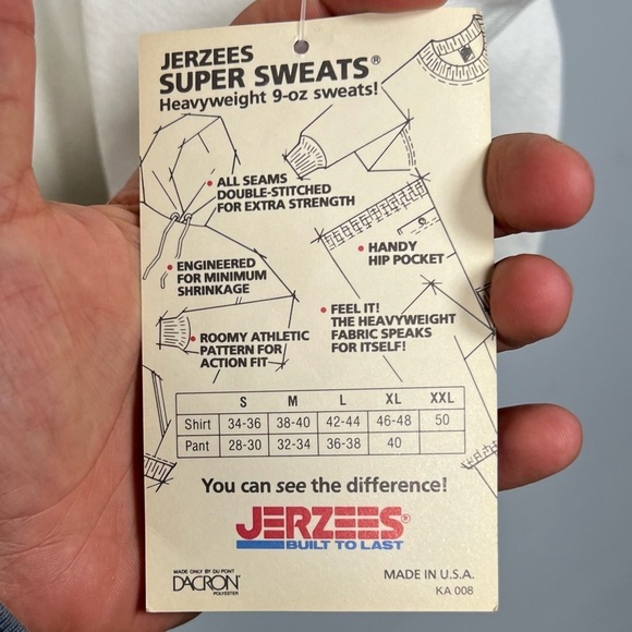 DEADSTOCK Vintage ‘80s Sweatshirt Pull over Jerzees Newton’s Apple - Picture 4 of 7